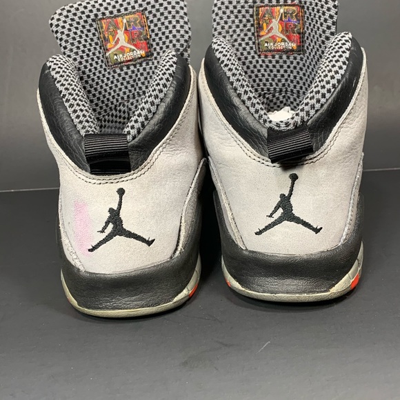 Nike Air Jordan Retro X 10 infrared grey Sz 8 - Picture 5 of 6